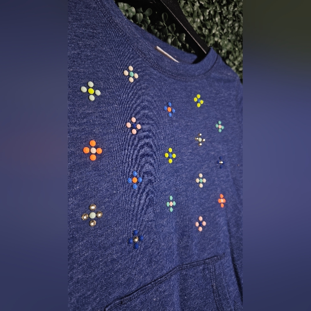 Cat & Jack Navy Blue Knit Top - Picture 3 of 5
